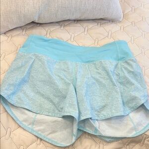Lululemon Athletica Sky Blue Shorts